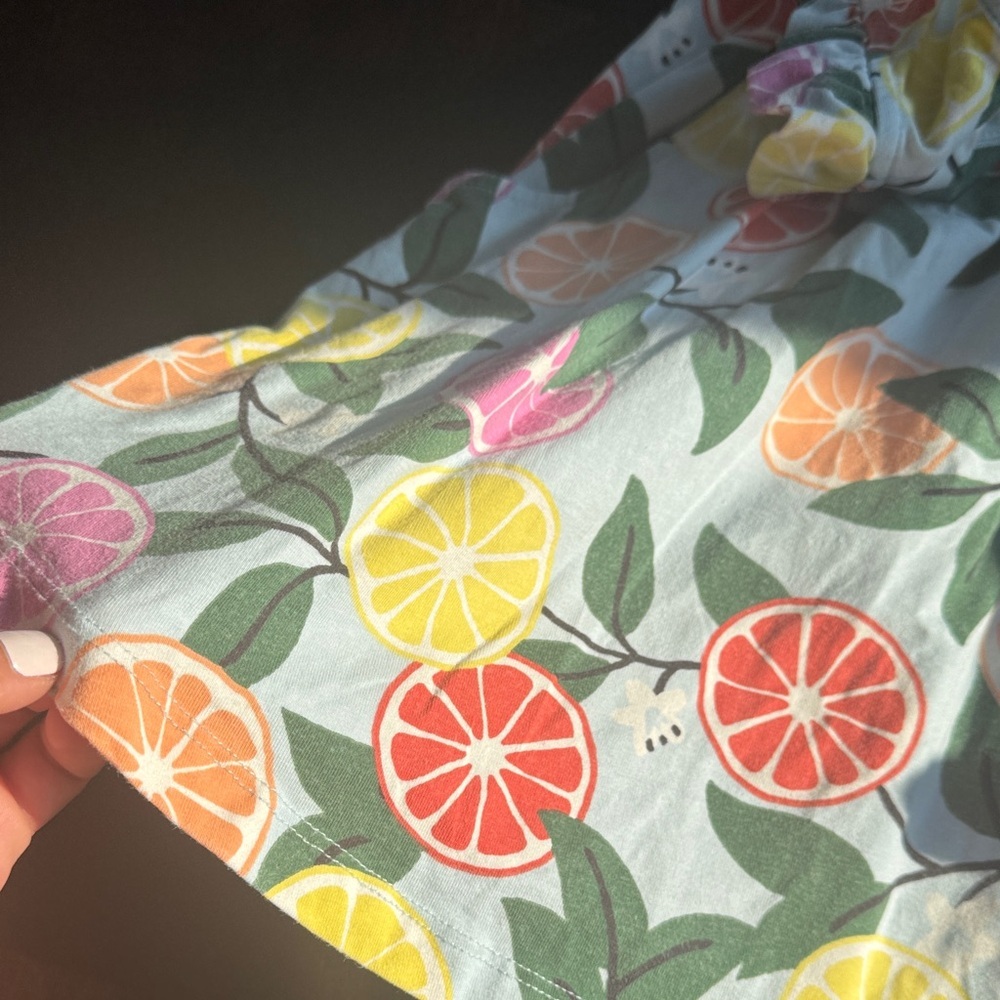 Hanna Andersson Colorful Fruit Print Dress - Picture 3 of 4